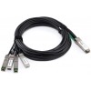 [721076-B21] ราคา จำหน่าย HPE BladeSystem c-Class QSFP+ to 4x10G SFP+ 15m Active Optical Cable