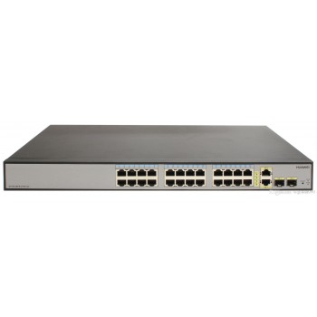 [S1700-28FR-2T2P-AC] ราคา จำหน่าย Huawei Switch 24 Ethernet 10/100 ports,2 Gigabit Ethernet ports and 2 Gig SFP,AC 110/221V