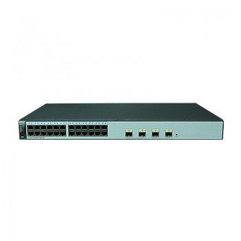 [S1720-28GWR-PWR-4P-E] ราคา จำหน่าย Huawai Switch 24 Ethernet 10/100/1000 ports,4 Gig SFP,PoE+,with license,370W POE AC 110/220V