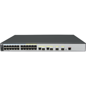 [S2720-28TP-EI] ราคา จำหน่าย Huawei S2700 16 Ethernet 10/100 ports,8 Ethernet 10/100/1000,2 Gig SFP and 2 dual-purpose 10/100/1000 or SFP,AC power support