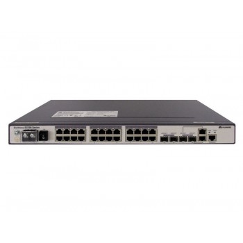 [S3700-28TP-EI-DC] ราคา จำหน่าย Huawai Switch 24 Ethernet 10/100 ports,2 Gig SFP and 2 dual-purpose 10/100/1000 or SFP,DC -48V