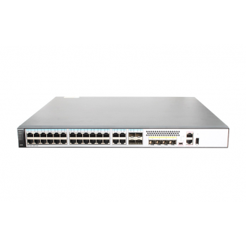 [S5720-36C-PWR-EI-DC] ราคา จำหน่าย Huawai Switch 28 Ethernet 10/100/1000 PoE+ ports,4 of which are dual-purpose 10/100/1000 or SFP,4 10 Gig SFP,with 650W DC power