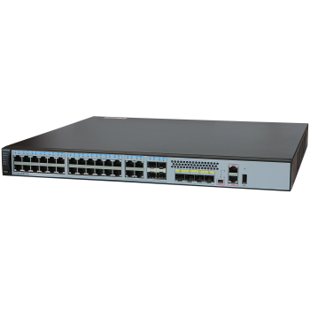 [S5720-36PC-EI-AC] ราคา จำหน่าย Huawei S5700 28*10/100/1000BASE-T ports, 4 of which are 10/100/1000BASE-T+SFP combo, 4*GE SFP, 1*expansion slot, 1*150W AC power