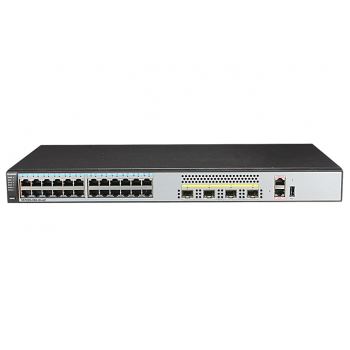 [S5720S-28X-SI-DC] ราคา จำหน่าย Huawai Switch 24 Ethernet 10/100/1000 ports,4 10 Gig SFP+,DC -48V
