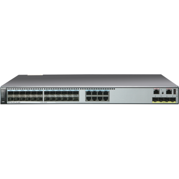 [S5730-44C-HI-24S] ราคา จำหน่าย Huawei S5700 24*GE SFP ports, 8 of which are 10/100/1000BASE-T + SFP combo, 4*10GE SFP+ ports, 2*expansion slots, without power module