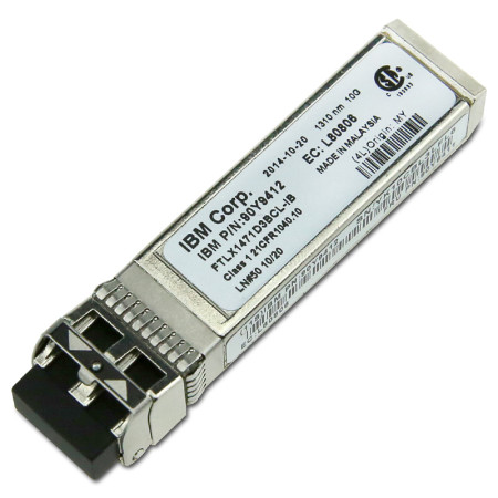 [90Y9412] ราคา จำหน่าย IBM 90Y9412 90Y9410, 90Y9411 10Gbps SFP+ LR 1310nm 10km Transceiver